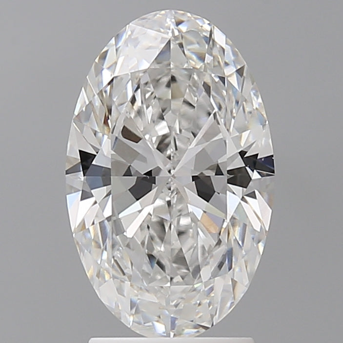 2.54 Carat Oval Shaped, Ideal Cut, E Color, VVS2 Clarity, IGI Certified Lab Grown Diamond