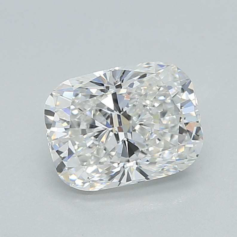 1.55 Carat Cushion Shaped, Ideal Cut, E Color, VVS2 Clarity, IGI Certified Lab Grown Diamond
