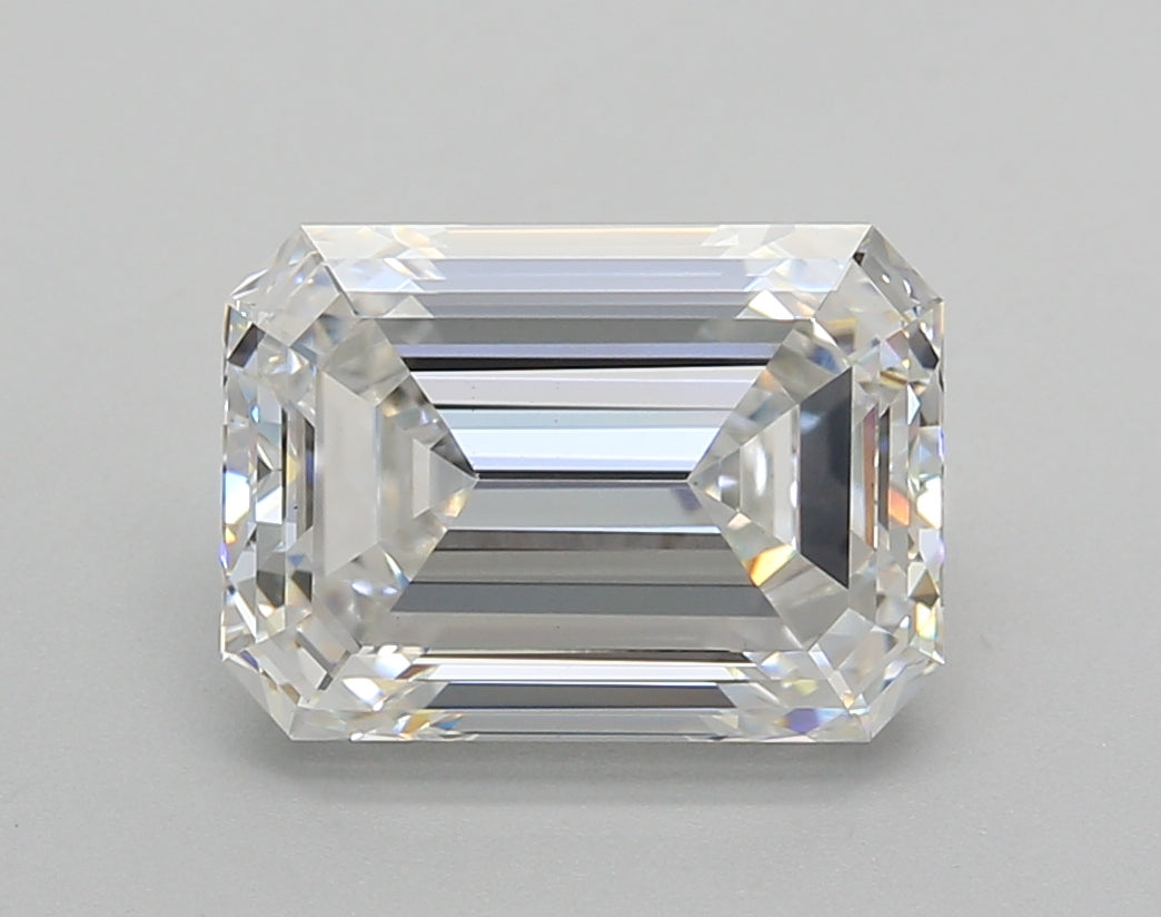 3.51 Carat Emerald Shaped, Excellent Cut, F Color, VS1 Clarity, IGI Certified Lab Grown Diamond