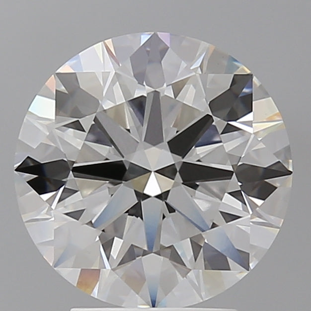 3.59 Carat Round Shaped, Ideal Cut, F Color, VVS2 Clarity, IGI Certified Lab Grown Diamond