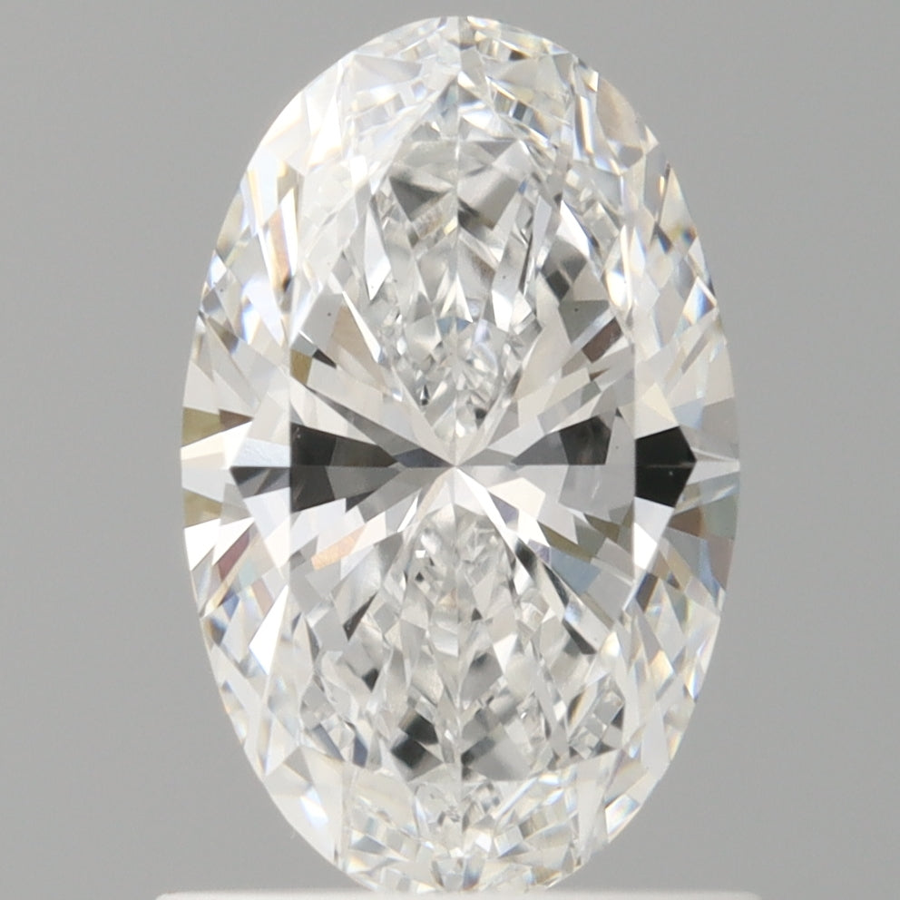 1.04 Carat Oval Shaped, Ideal Cut, D Color, VS1 Clarity, IGI Certified Lab Grown Diamond