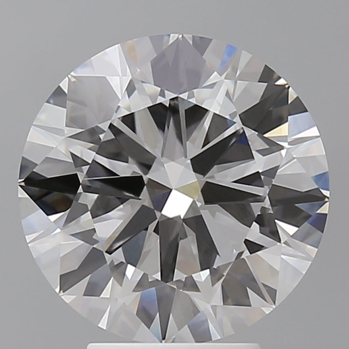 4.50 Carat Round Shaped, Excellent Cut, E Color, VVS2 Clarity, IGI Certified Lab Grown Diamond