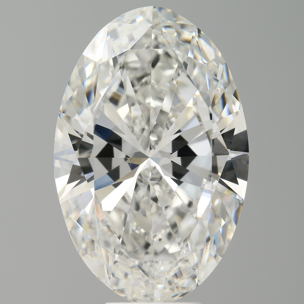 10.00 Carat Oval Shaped, Excellent Cut, F Color, VVS2 Clarity, IGI Certified Lab Grown Diamond