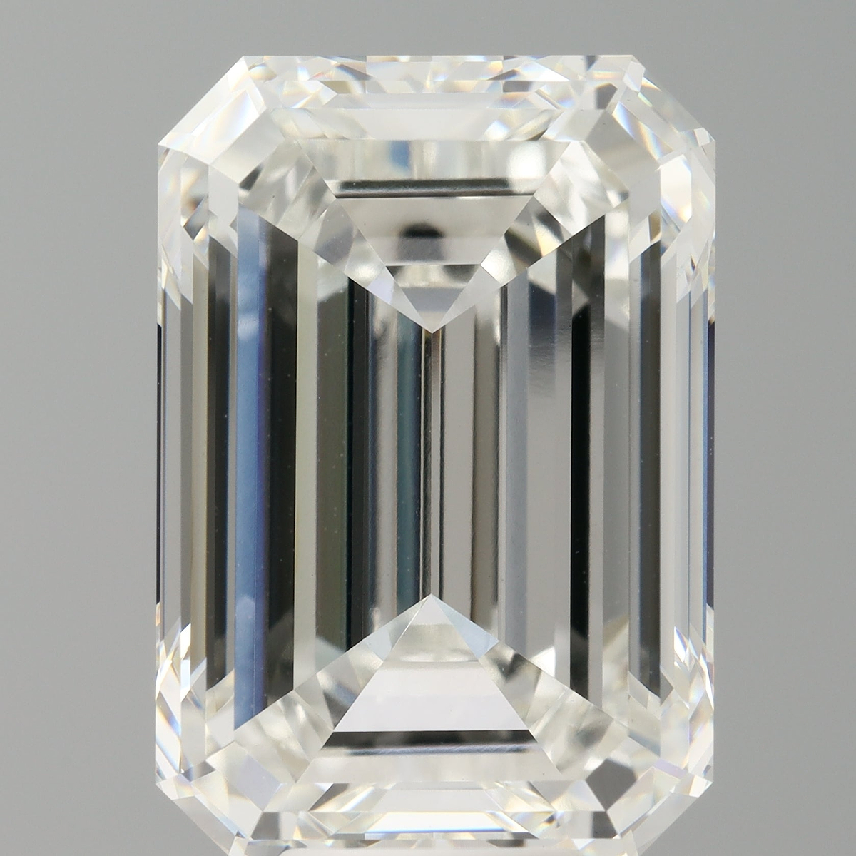 10.02 Carat Emerald Shaped, Excellent Cut, F Color, VVS2 Clarity, IGI Certified Lab Grown Diamond