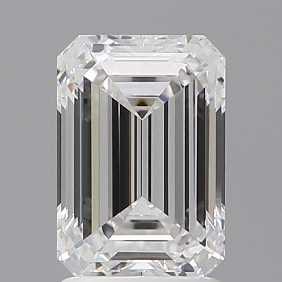 2.10 Carat Emerald Shaped, Ideal Cut, D Color, VVS1 Clarity, IGI Certified Lab Grown Diamond