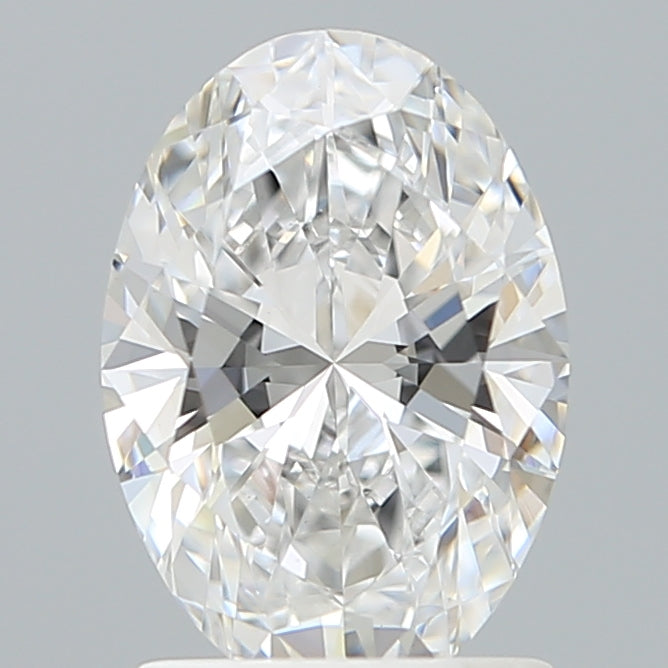1.56 Carat Oval Shaped, Ideal Cut, D Color, VVS2 Clarity, IGI Certified Lab Grown Diamond
