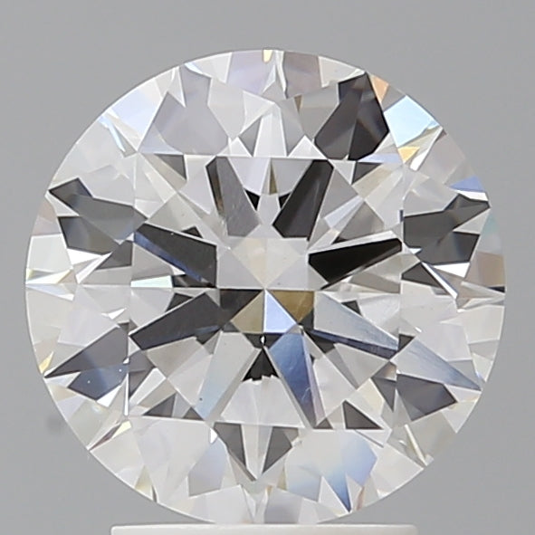 3.02 Carat Round Shaped, Excellent Cut, F Color, VVS2 Clarity, IGI Certified Lab Grown Diamond