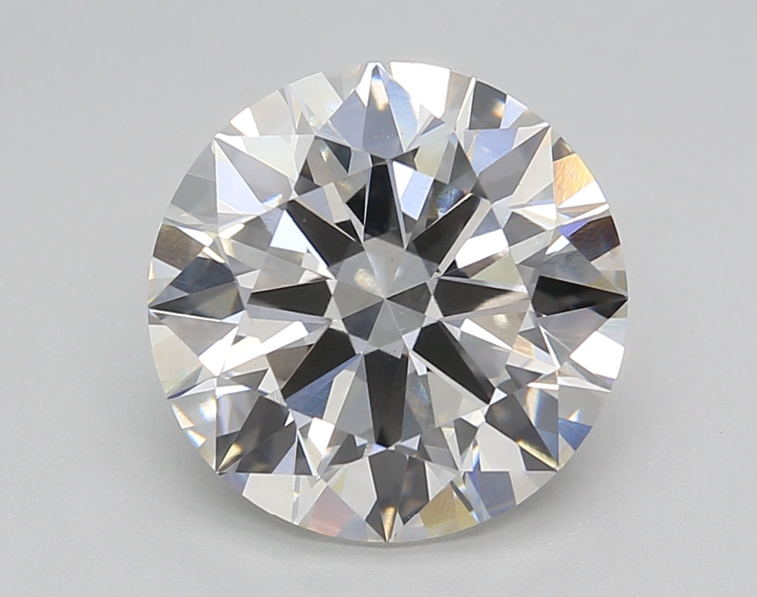 4.26 Carat Round Shaped, Ideal Cut, H Color, VS1 Clarity, IGI Certified Lab Grown Diamond