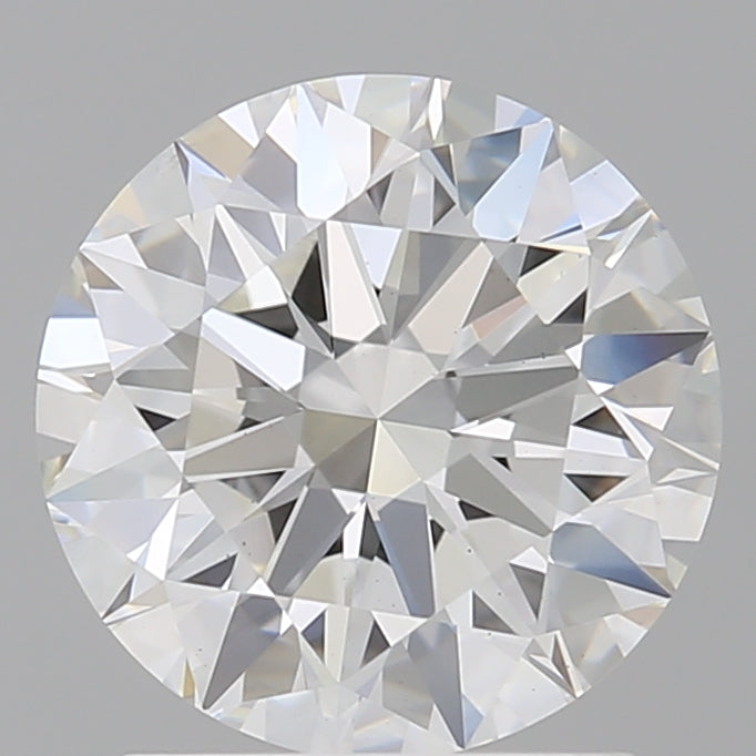 1.97 Carat Round Shaped, Excellent Cut, E Color, VS1 Clarity, IGI Certified Lab Grown Diamond