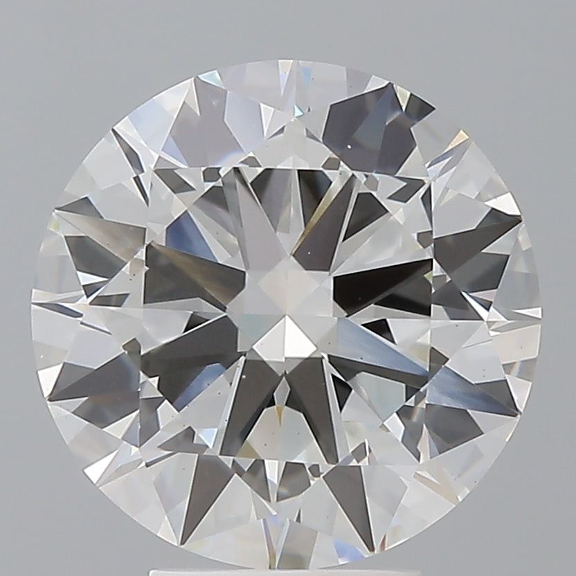 5.05 Carat Round Shaped, Excellent Cut, F Color, VS1 Clarity, IGI Certified Lab Grown Diamond