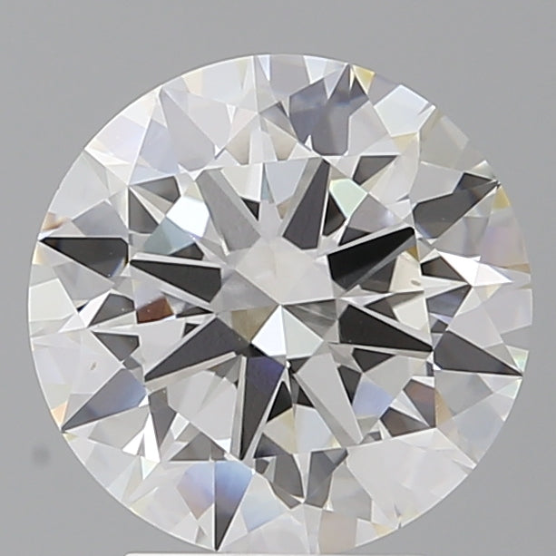 3.50 Carat Round Shaped, Excellent Cut, F Color, VVS2 Clarity, IGI Certified Lab Grown Diamond