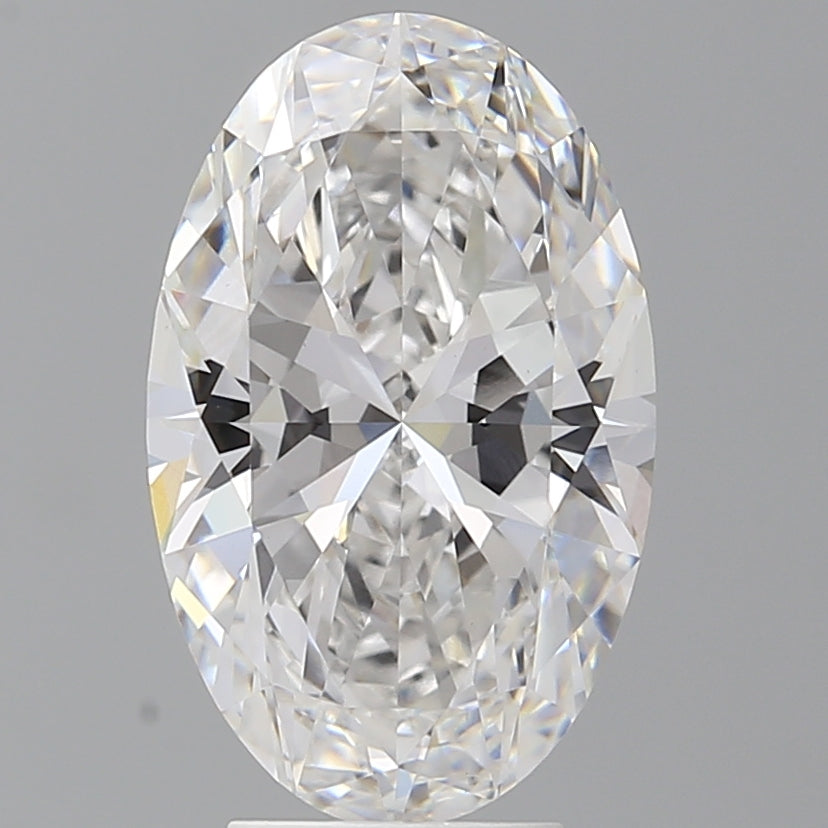 4.56 Carat Oval Shaped, Ideal Cut, D Color, VS1 Clarity, IGI Certified Lab Grown Diamond