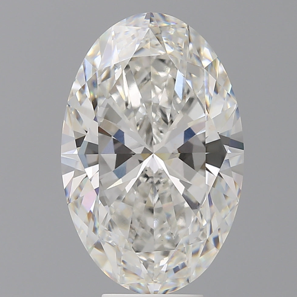 7.54 Carat Oval Shaped, Ideal Cut, F Color, VVS2 Clarity, IGI Certified Lab Grown Diamond