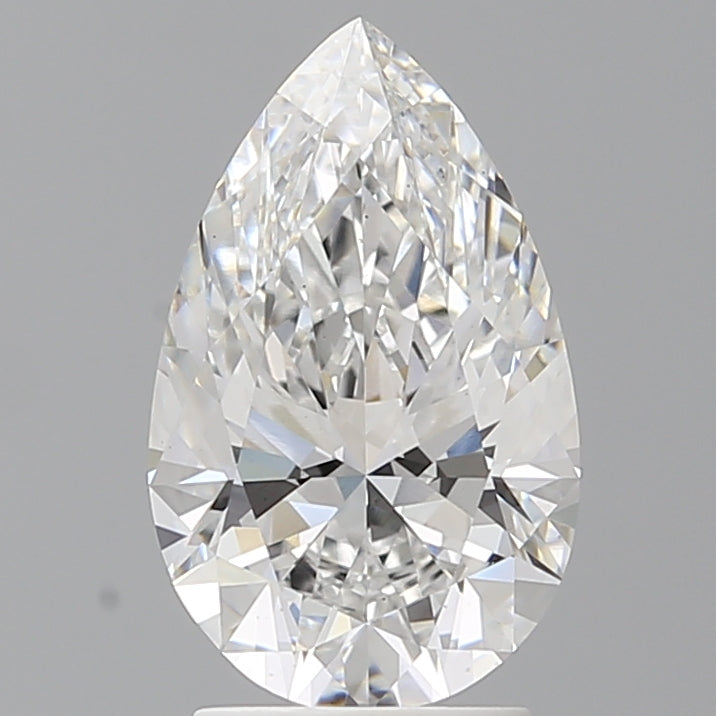 2.60 Carat Pear Shaped, Ideal Cut, E Color, VS1 Clarity, IGI Certified Lab Grown Diamond