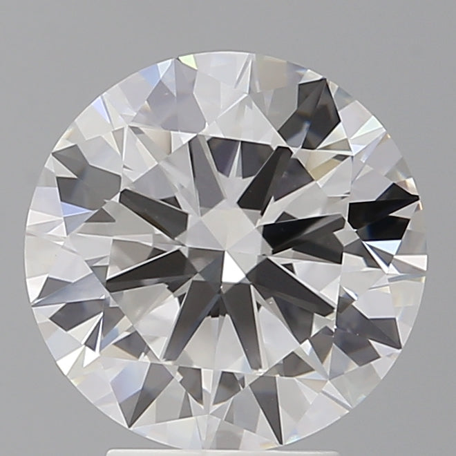 4.01 Carat Round Shaped, Excellent Cut, F Color, VVS2 Clarity, IGI Certified Lab Grown Diamond