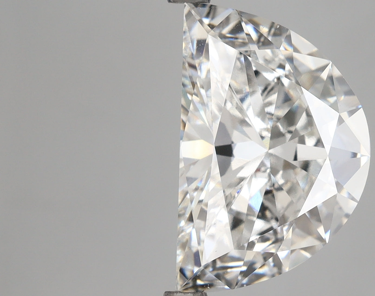 5.08 Carat Half Moon Shaped, Very Good Cut, E Color, VVS2 Clarity, IGI Certified Lab Grown Diamond