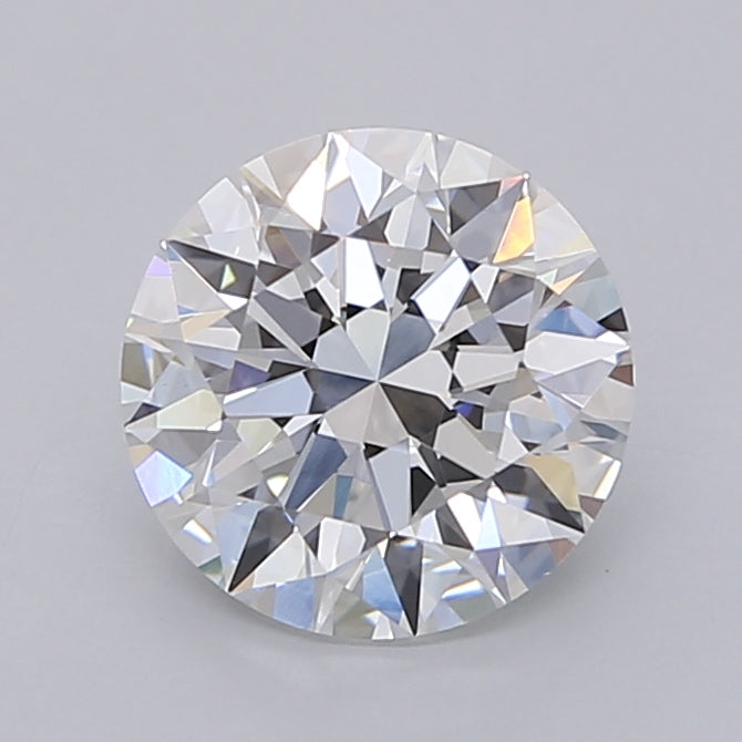 2.00 Carat Round Shaped, Excellent Cut, E Color, VVS2 Clarity, IGI Certified Lab Grown Diamond