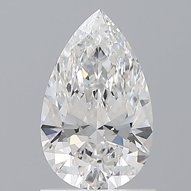 1.10 Carat Pear Shaped, Ideal Cut, D Color, VVS2 Clarity, IGI Certified Lab Grown Diamond