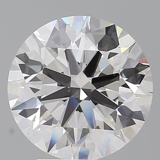 3.59 Carat Round Shaped, Ideal Cut, F Color, VS1 Clarity, IGI Certified Lab Grown Diamond