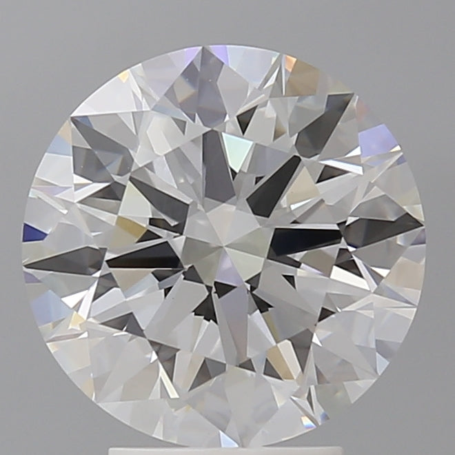 4.08 Carat Round Shaped, Ideal Cut, E Color, VVS2 Clarity, IGI Certified Lab Grown Diamond