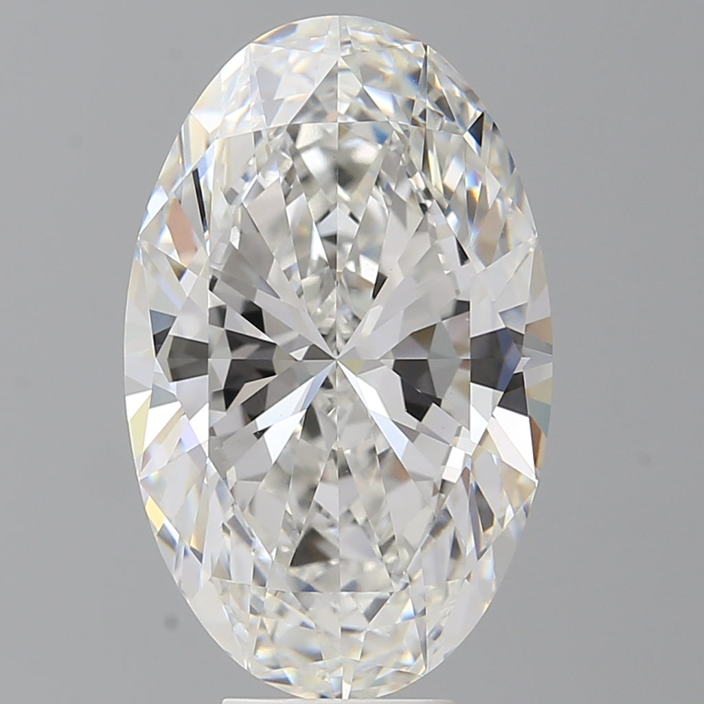 8.09 Carat Oval Shaped, Ideal Cut, F Color, VVS2 Clarity, IGI Certified Lab Grown Diamond