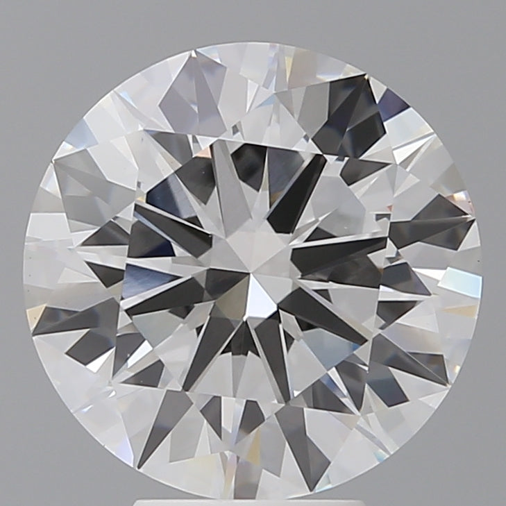 6.01 Carat Round Shaped, Excellent Cut, E Color, VVS2 Clarity, IGI Certified Lab Grown Diamond