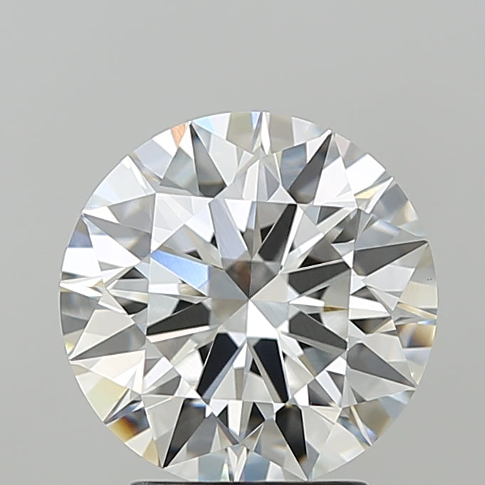 3.09 Carat Round Shaped, Ideal Cut, F Color, VVS2 Clarity, IGI Certified Lab Grown Diamond