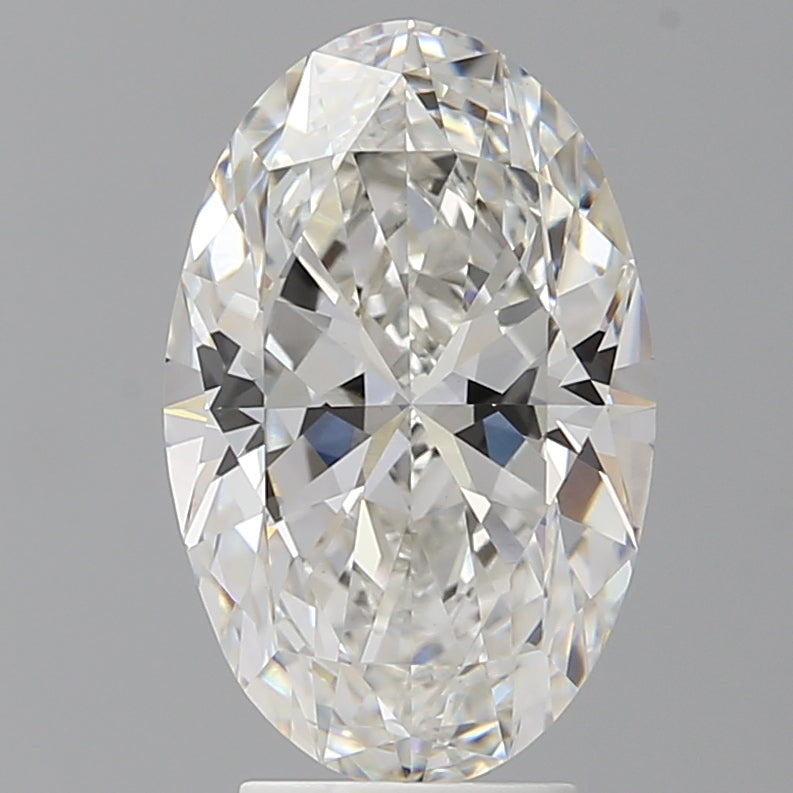 4.02 Carat Oval Shaped, Ideal Cut, F Color, VVS2 Clarity, IGI Certified Lab Grown Diamond