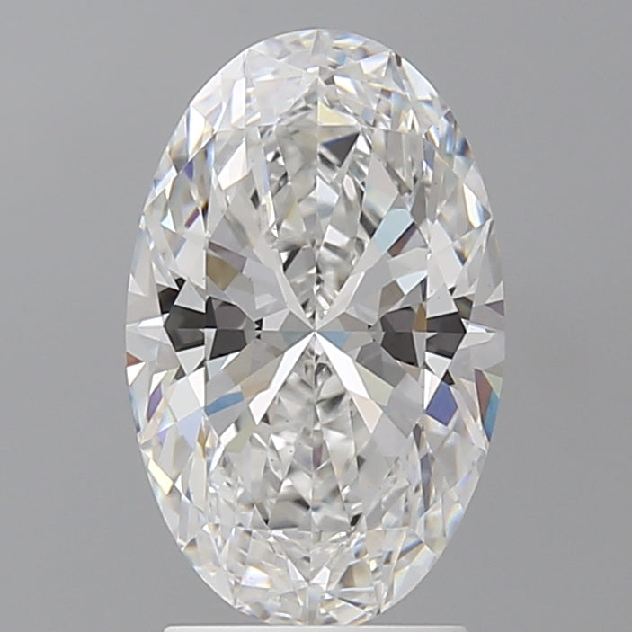 2.59 Carat Oval Shaped, Ideal Cut, D Color, VS1 Clarity, IGI Certified Lab Grown Diamond