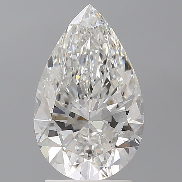 2.50 Carat Pear Shaped, Very Good Cut, E Color, VS2 Clarity, IGI Certified Lab Grown Diamond