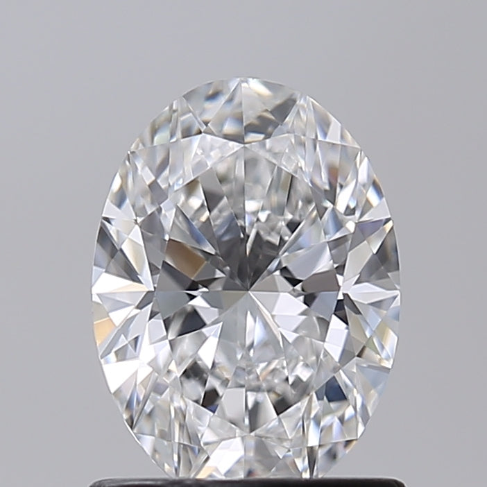 1.00 Carat Oval Shaped, Excellent Cut, E Color, VVS2 Clarity, IGI Certified Lab Grown Diamond