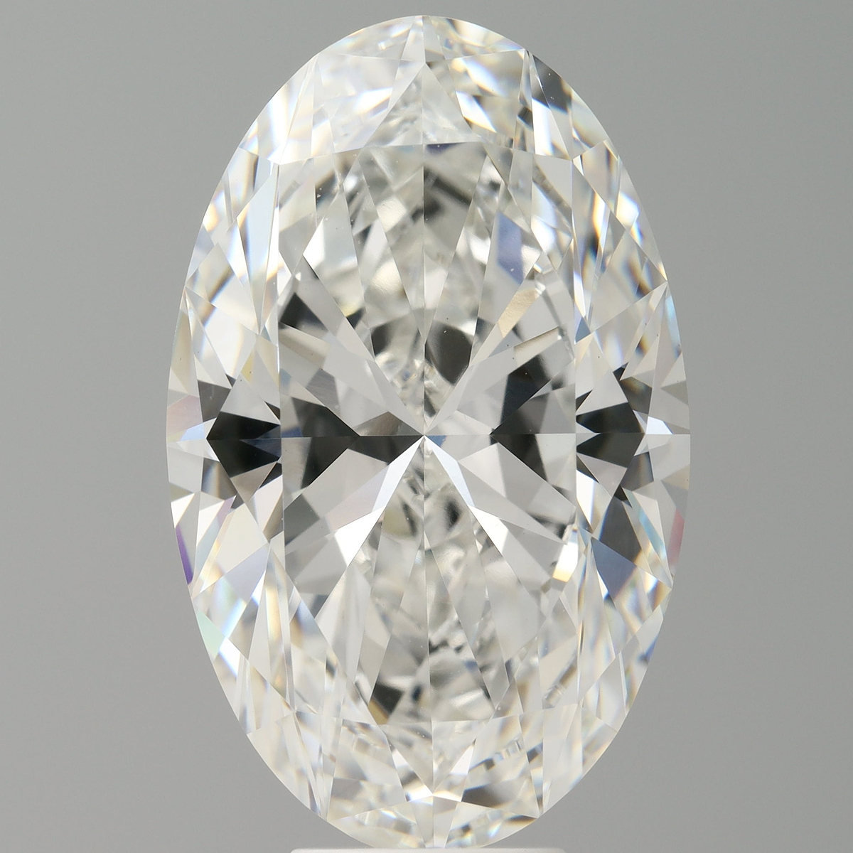 9.01 Carat Oval Shaped, Ideal Cut, F Color, VVS2 Clarity, IGI Certified Lab Grown Diamond