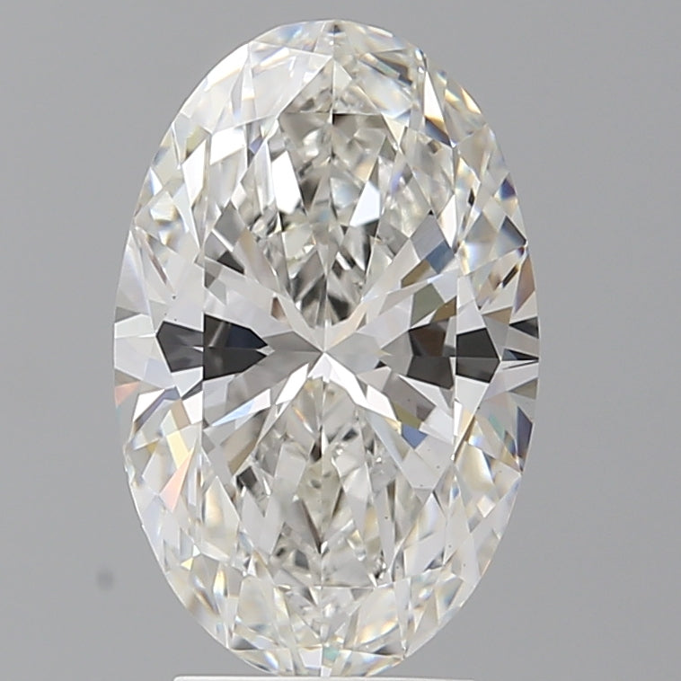3.54 Carat Oval Shaped, Ideal Cut, F Color, VVS2 Clarity, IGI Certified Lab Grown Diamond
