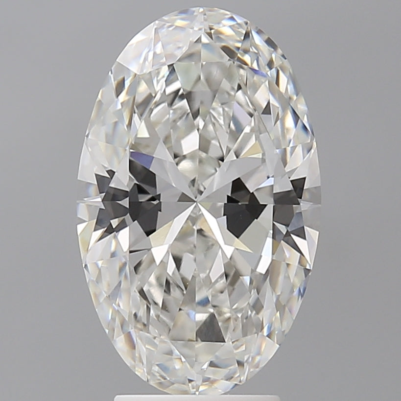 4.07 Carat Oval Shaped, Ideal Cut, F Color, VVS2 Clarity, IGI Certified Lab Grown Diamond