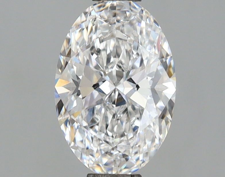 1.09 Carat Oval Shaped, Ideal Cut, D Color, VVS2 Clarity, IGI Certified Lab Grown Diamond