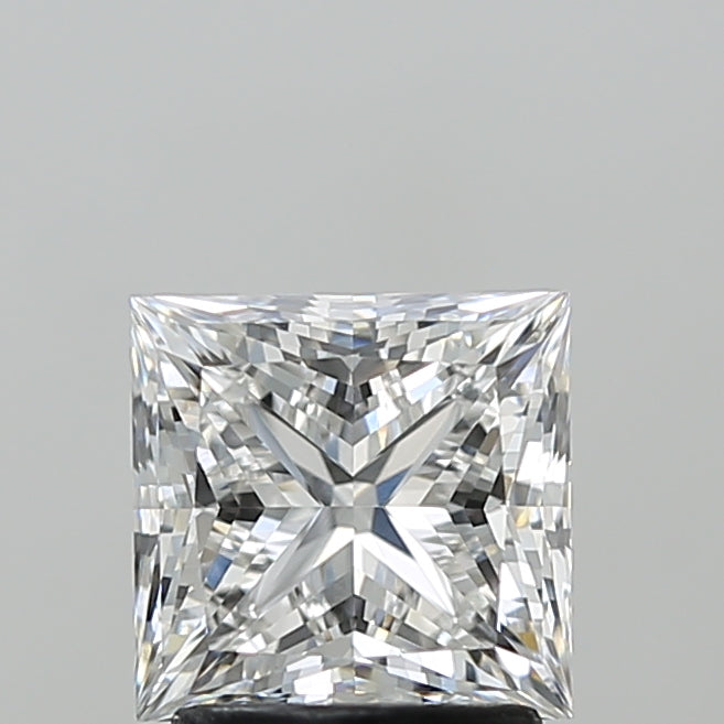 2.10 Carat Princess Shaped, Ideal Cut, E Color, VVS2 Clarity, IGI Certified Lab Grown Diamond