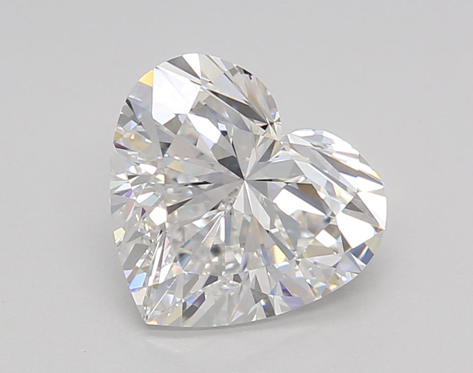 2.02 Carat Heart Shaped, Ideal Cut, E Color, VVS2 Clarity, GIA Certified Lab Grown Diamond