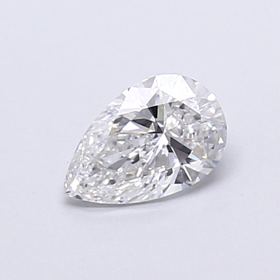 0.53 Carat Pear Shaped, Very Good Cut, E Color, VVS2 Clarity, IGI Certified Lab Grown Diamond