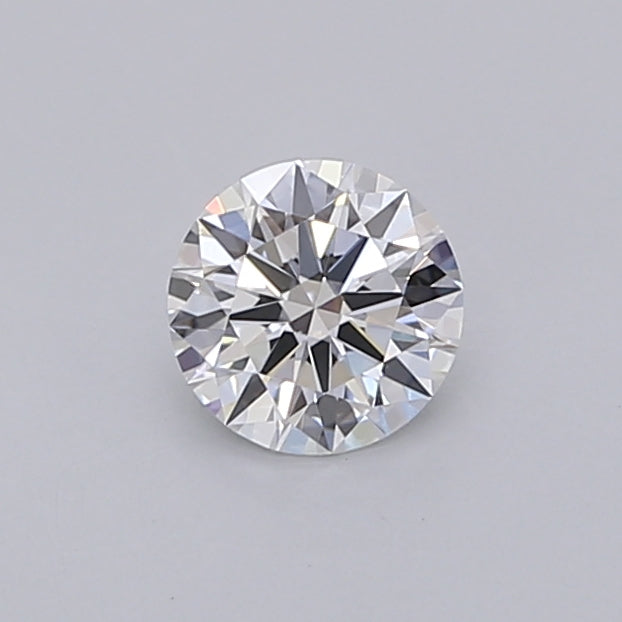 0.59 Carat Round Shaped, Ideal Cut, D Color, VVS2 Clarity, IGI Certified Lab Grown Diamond