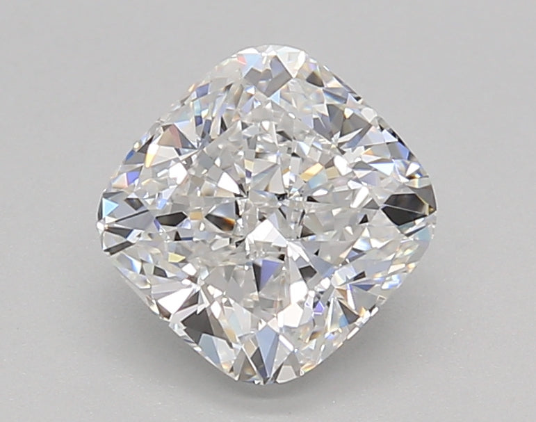 1.52 Carat Cushion Shaped, Ideal Cut, D Color, VVS2 Clarity, IGI Certified Lab Grown Diamond