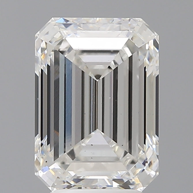 4.05 Carat Emerald Shaped, Ideal Cut, E Color, VS1 Clarity, IGI Certified Lab Grown Diamond