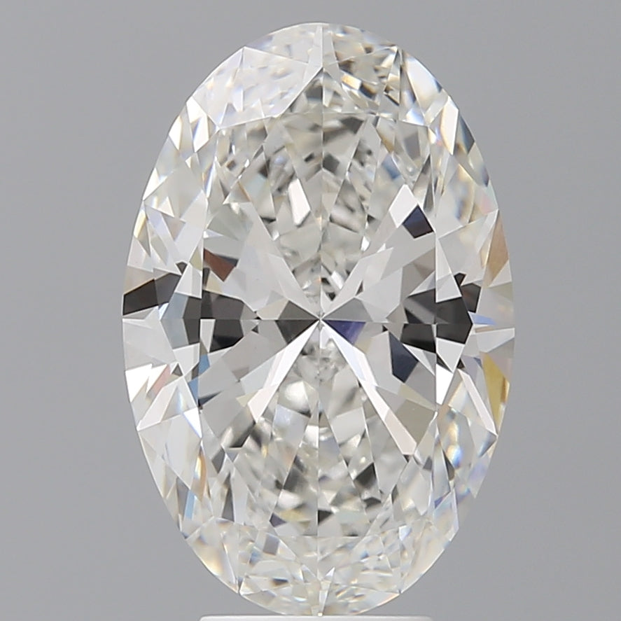 5.52 Carat Oval Shaped, Very Good Cut, F Color, VVS2 Clarity, IGI Certified Lab Grown Diamond