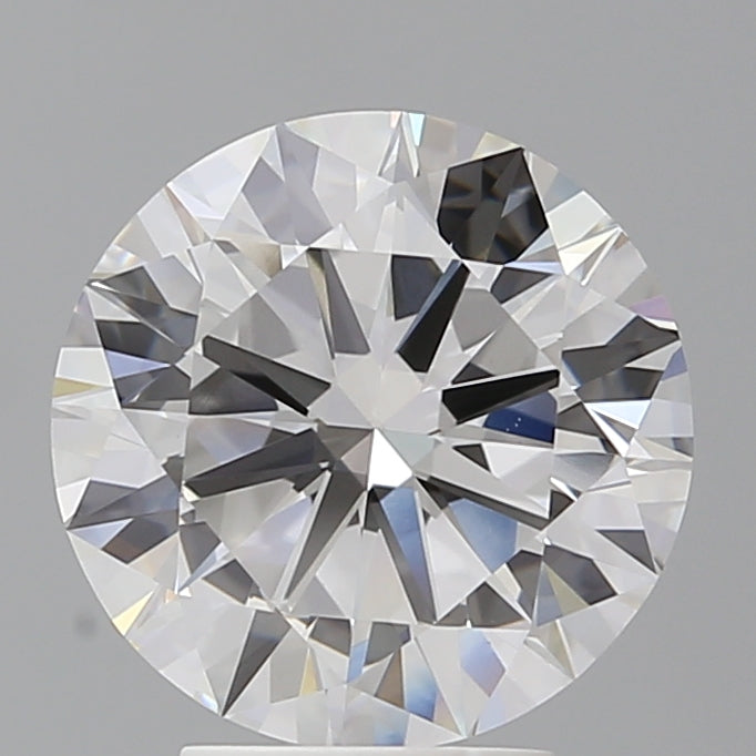 4.03 Carat Round Shaped, Excellent Cut, F Color, VS1 Clarity, IGI Certified Lab Grown Diamond
