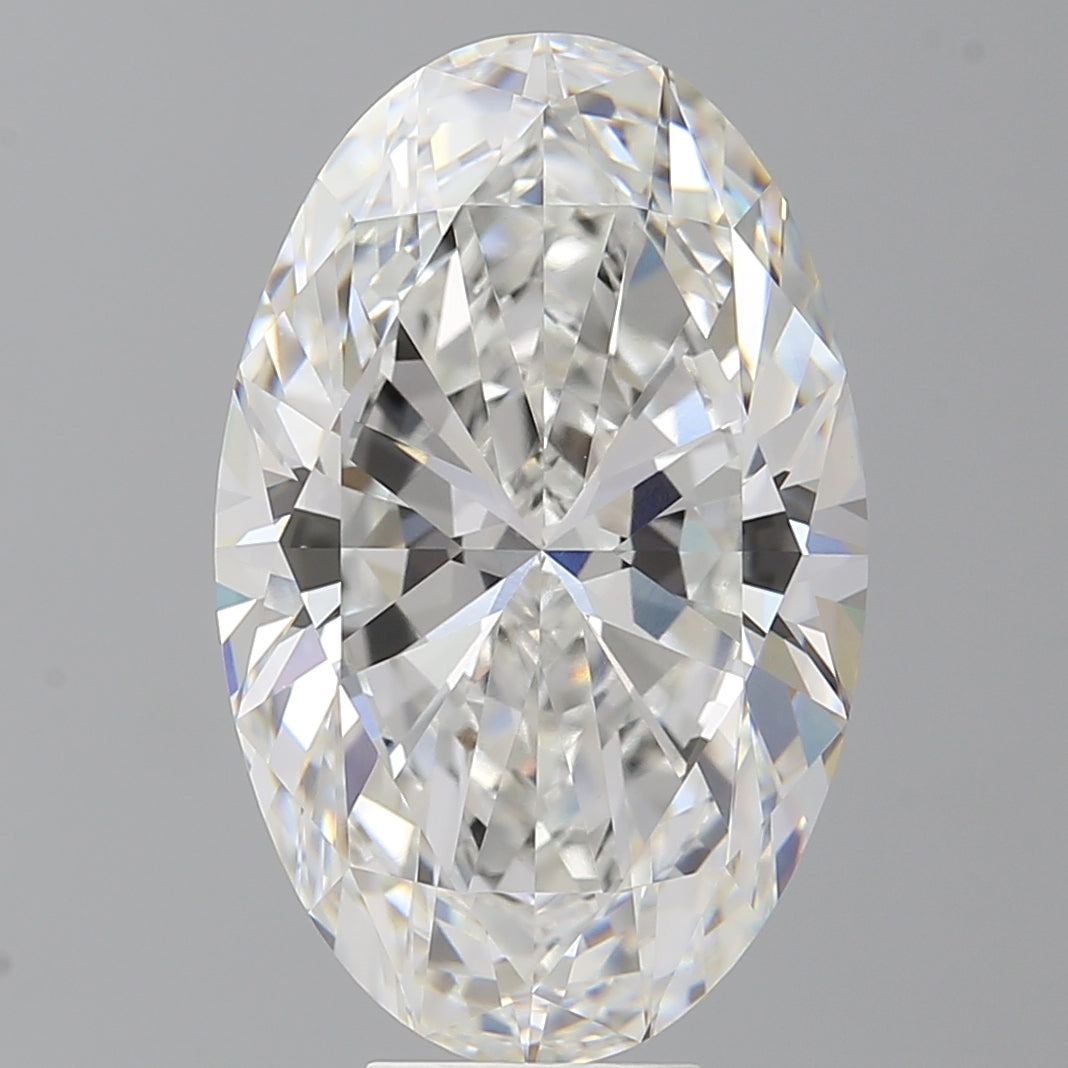 9.59 Carat Oval Shaped, Ideal Cut, F Color, VVS2 Clarity, IGI Certified Lab Grown Diamond