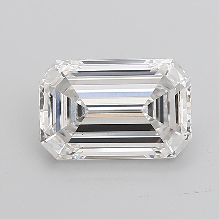 4.02 Carat Emerald Shaped, Ideal Cut, G Color, VS1 Clarity, IGI Certified Lab Grown Diamond