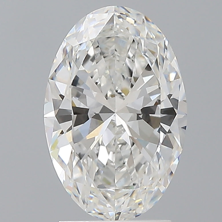 2.53 Carat Oval Shaped, Ideal Cut, E Color, VVS2 Clarity, IGI Certified Lab Grown Diamond