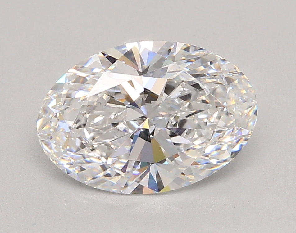 3.06 Carat Oval Shaped, Ideal Cut, D Color, VVS1 Clarity, IGI Certified Lab Grown Diamond