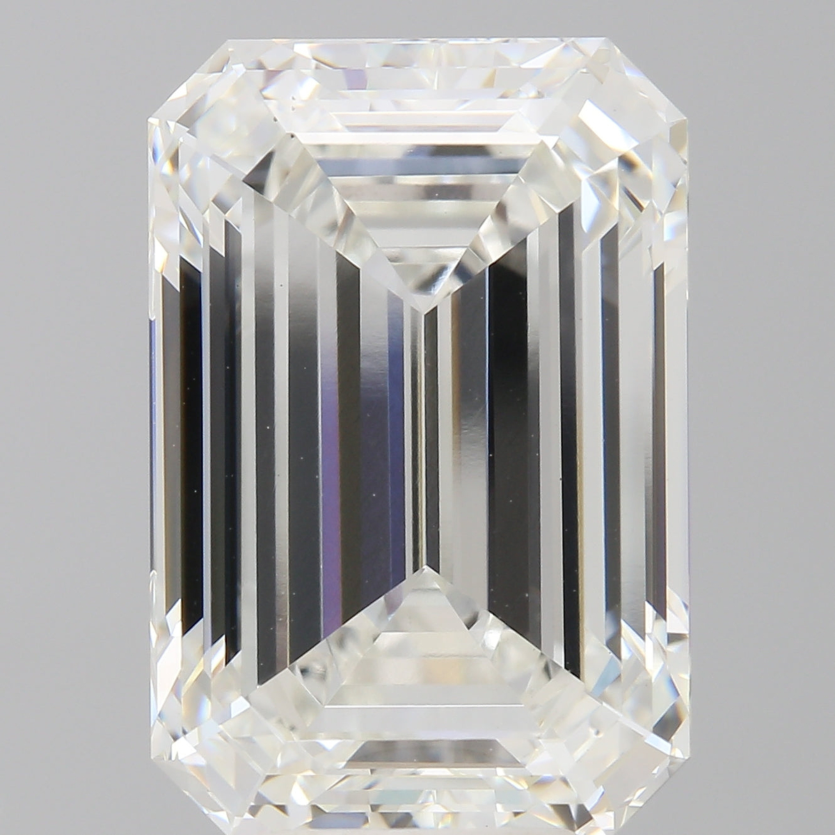 8.10 Carat Emerald Shaped, Ideal Cut, F Color, VS1 Clarity, IGI Certified Lab Grown Diamond
