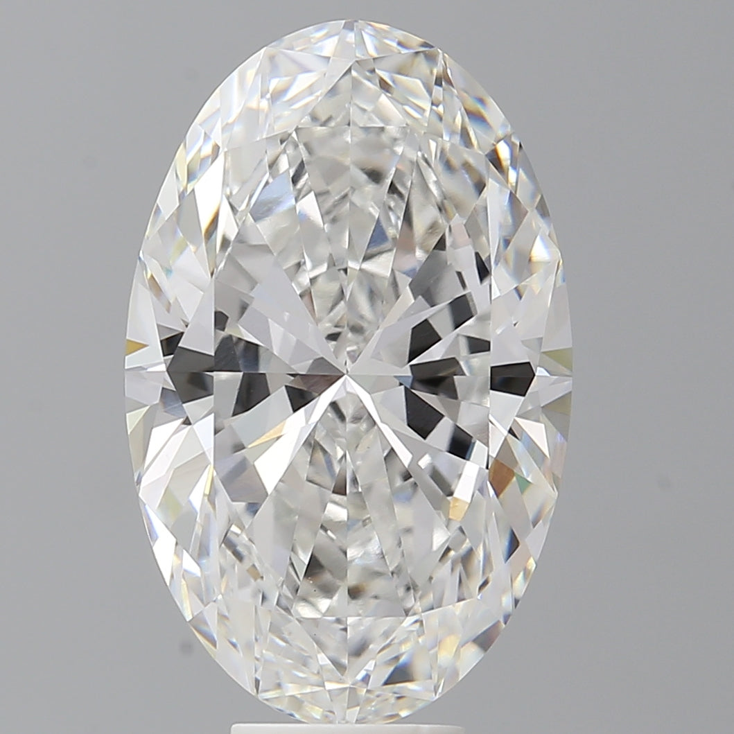 9.10 Carat Oval Shaped, Ideal Cut, E Color, VVS2 Clarity, IGI Certified Lab Grown Diamond