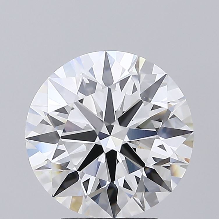 3.09 Carat Round Shaped, Ideal Cut, F Color, VVS2 Clarity, IGI Certified Lab Grown Diamond